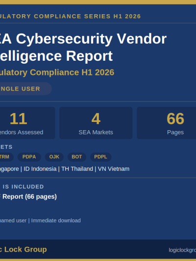 SEA cybersecurity vendor intelligence report
